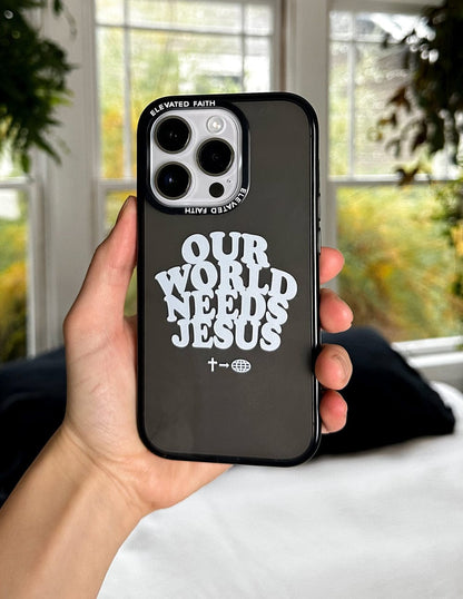 Our World Needs Jesus Phone Case - A-1 Thread Vault