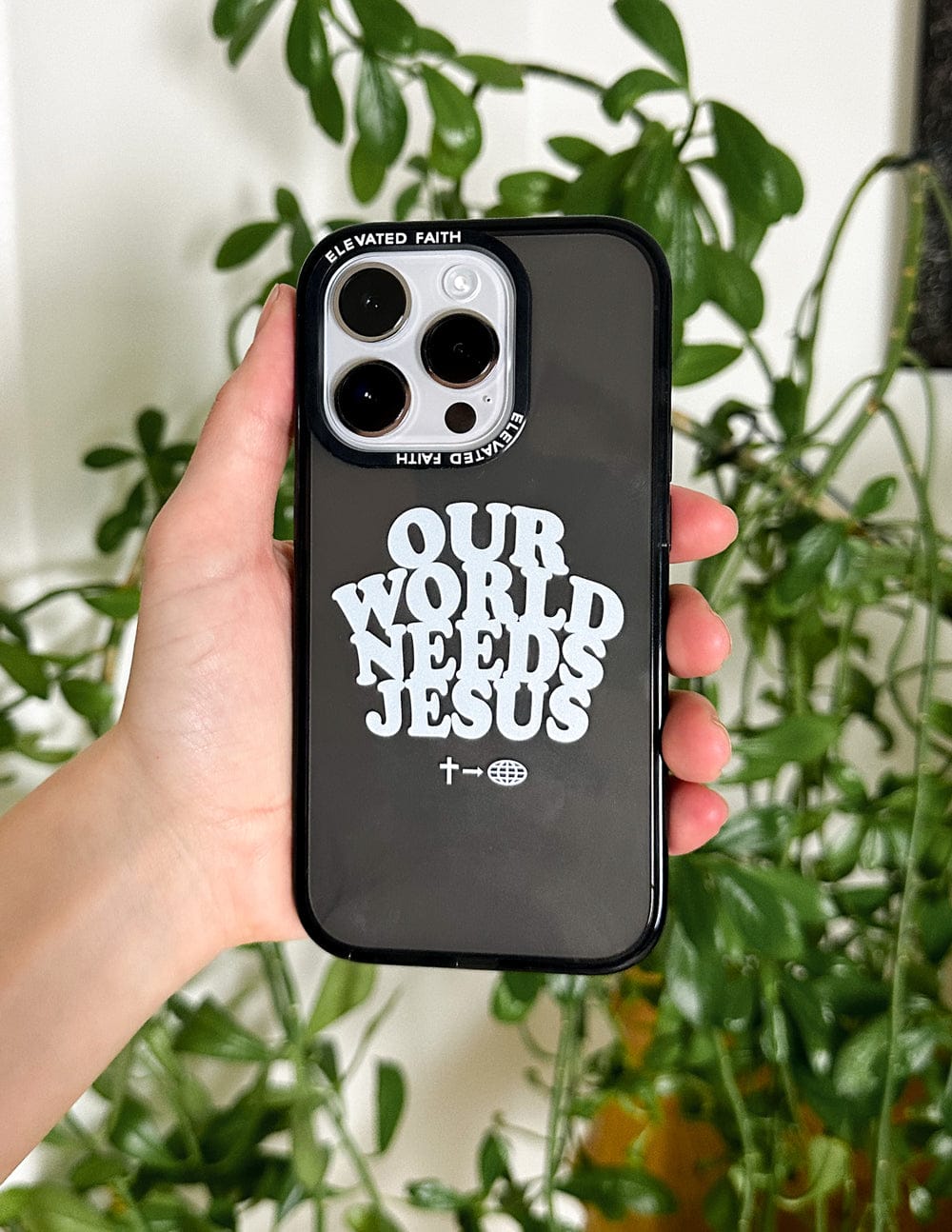 Our World Needs Jesus Phone Case - A-1 Thread Vault
