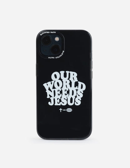 Our World Needs Jesus Phone Case - A-1 Thread Vault