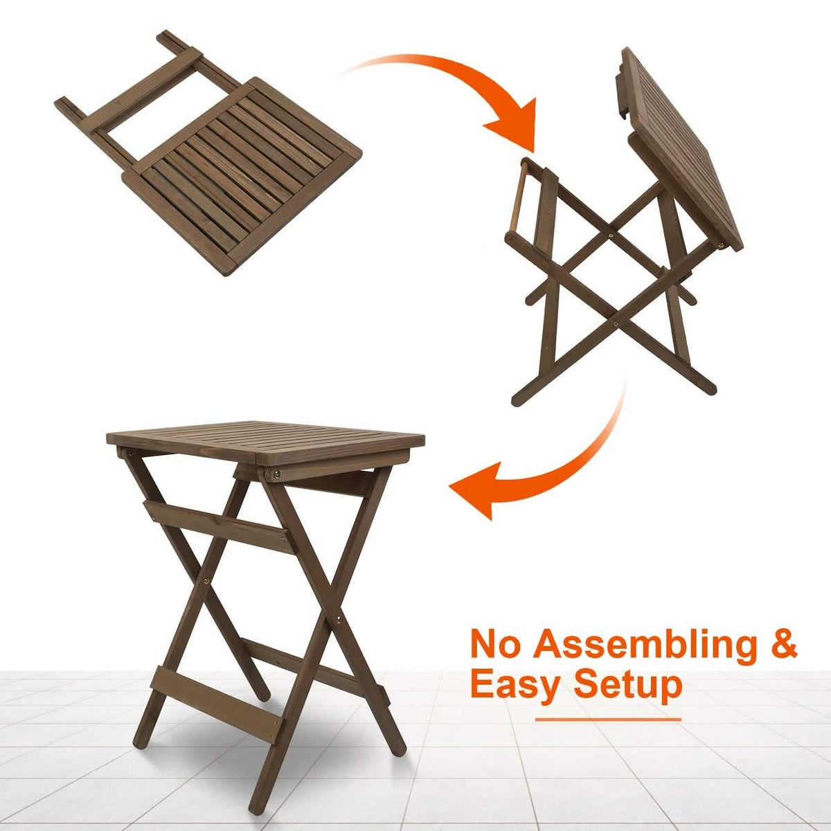 Outdoor Side Table Portable Folding Table - A-1 Thread Vault
