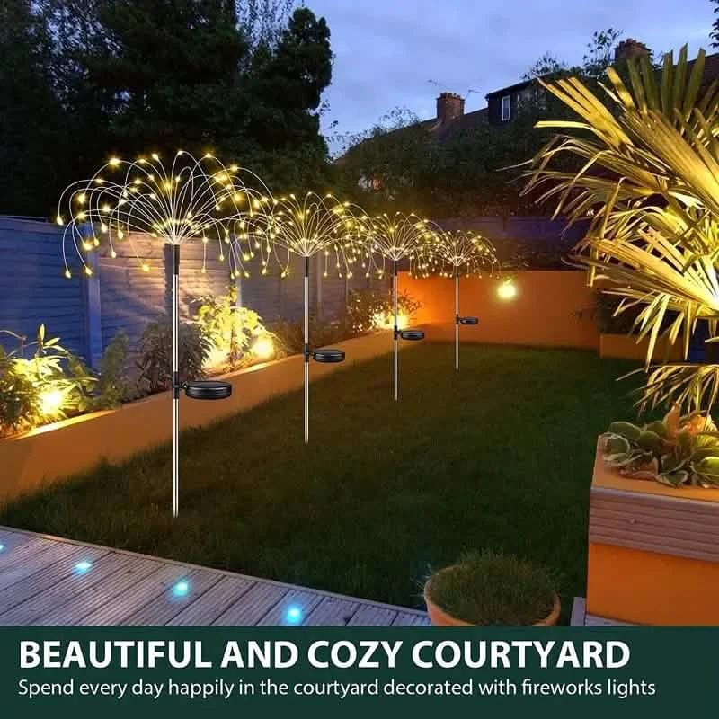 Outdoor Solar Garden Lights with 8 Lighting Modes - A-1 Thread Vault