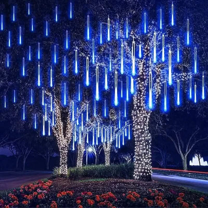 Outdoor Solar Meteor Christmas String Lights - A-1 Thread Vault