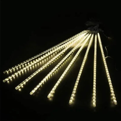 Outdoor Solar Meteor Christmas String Lights - A-1 Thread Vault