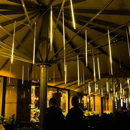 Outdoor Solar Meteor Christmas String Lights - A-1 Thread Vault