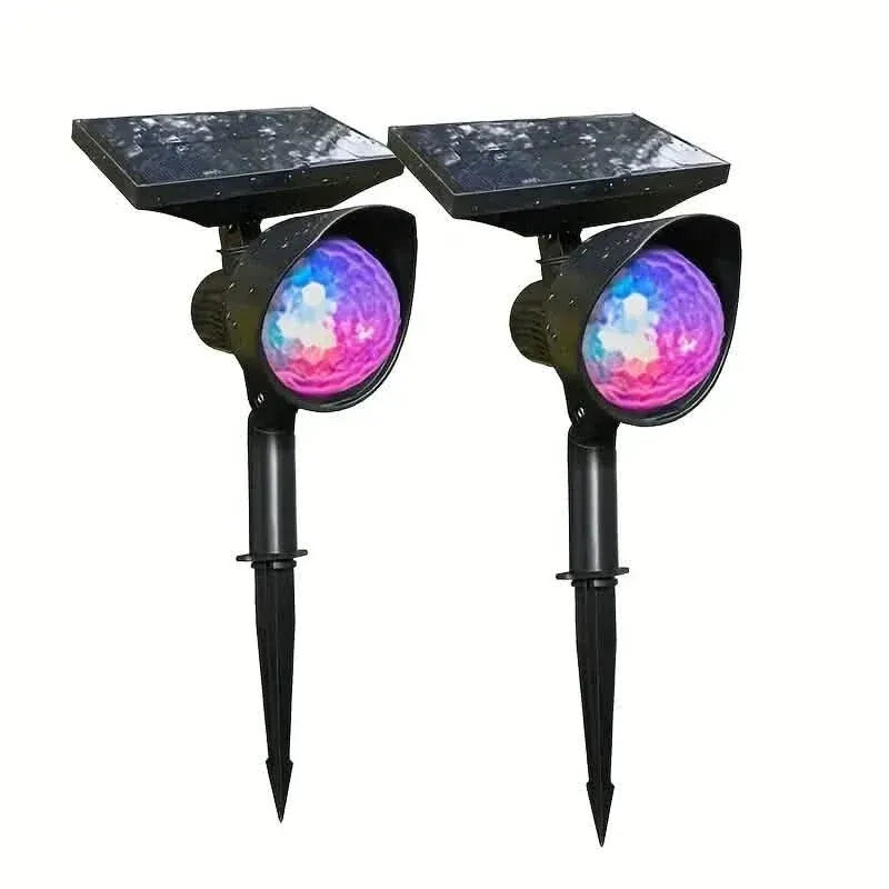Outdoor Solar Rotating Color Projection Lamp - A-1 Thread Vault