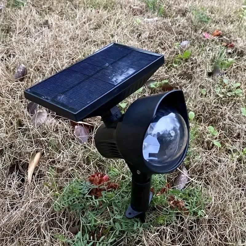 Outdoor Solar Rotating Color Projection Lamp - A-1 Thread Vault