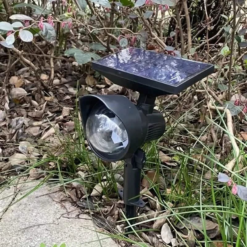 Outdoor Solar Rotating Color Projection Lamp - A-1 Thread Vault
