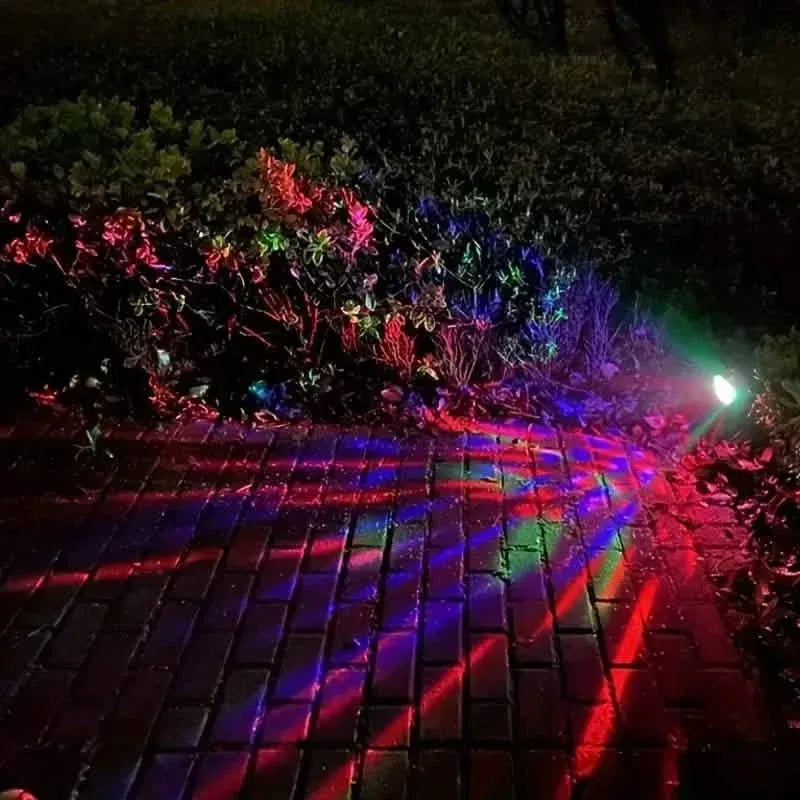 Outdoor Solar Rotating Color Projection Lamp - A-1 Thread Vault