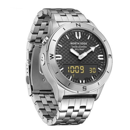 Outdoor Waterproof Watch Height Guide Smart Watch Multifunctional Men's Wrist Watch - A-1 Thread Vault
