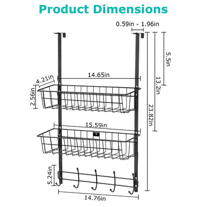 Over The Door Hooks Organizer - A-1 Thread Vault