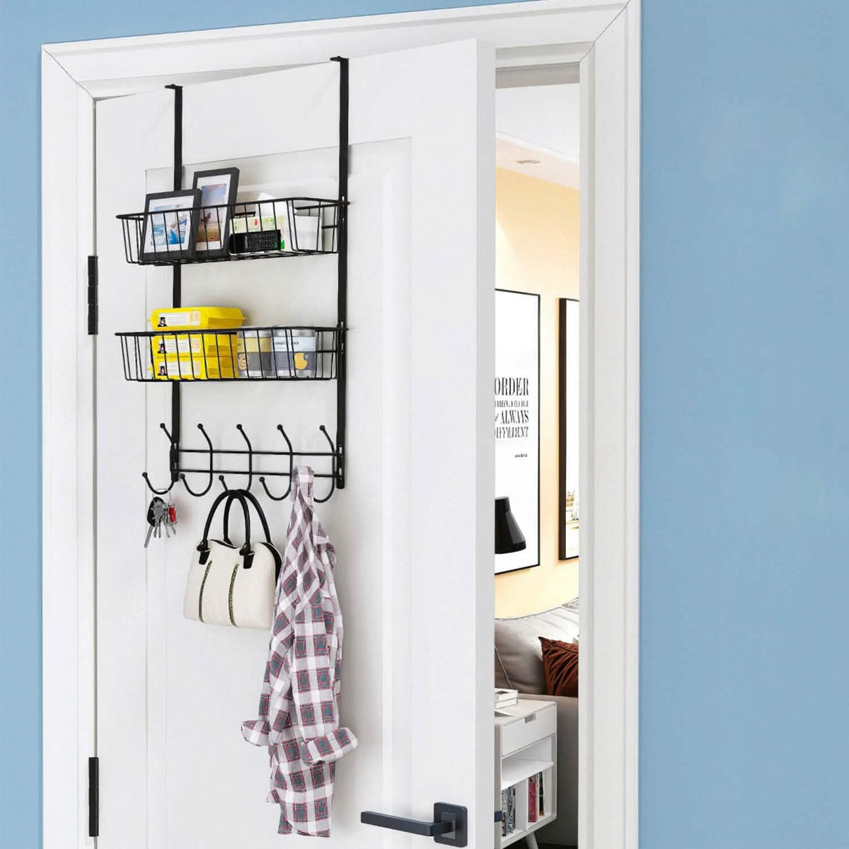 Over The Door Hooks Organizer - A-1 Thread Vault