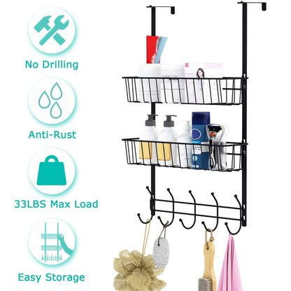 Over The Door Hooks Organizer - A-1 Thread Vault