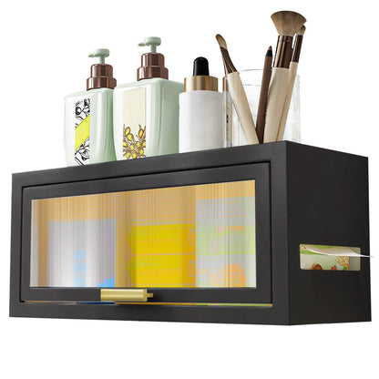 Over the Toilet Storage Cabinet with Dust-Proof Transparent Magnetic Door Side Opening - A-1 Thread Vault