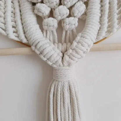 Owl Macrame Home Tapestry Boho Tapestry Wall Hanging - A-1 Thread Vault