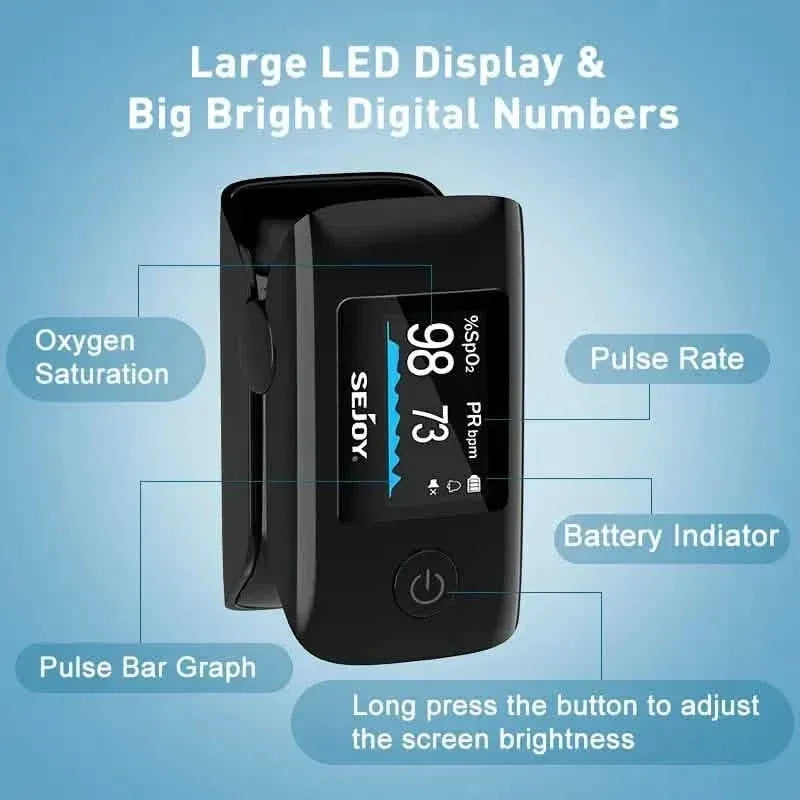 Oximeter Heart Rate Monitor & Hypertension Detector - A-1 Thread Vault
