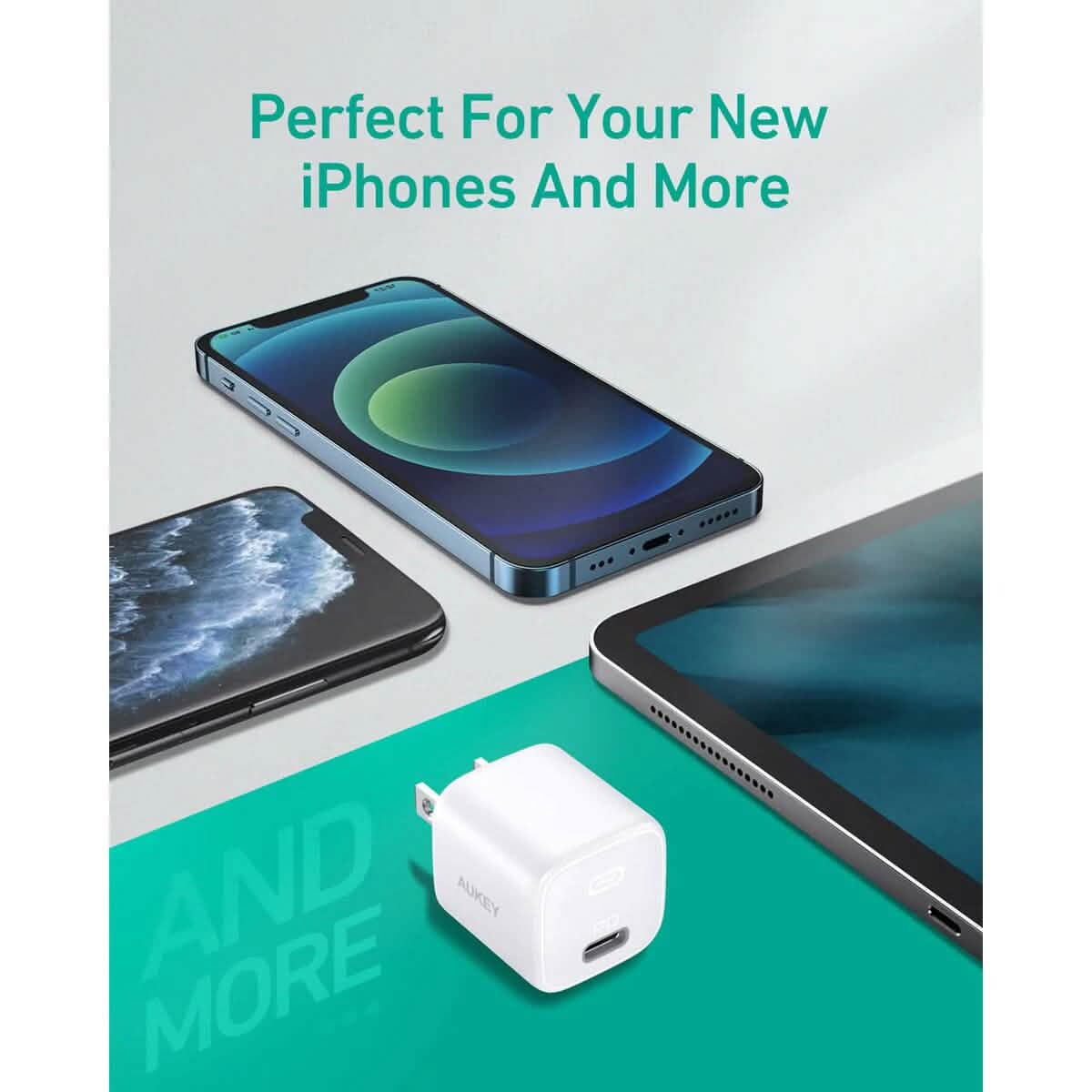 PA-B1 Omnia Mini 20W USB C PD Charger White - A-1 Thread Vault