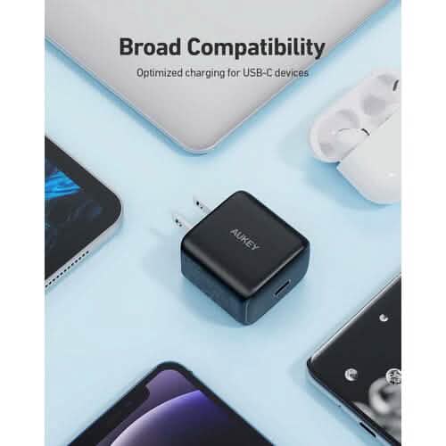 PA-R1S Swift Charger with PD & QC 3.0 USB C 20W Black - A-1 Thread Vault