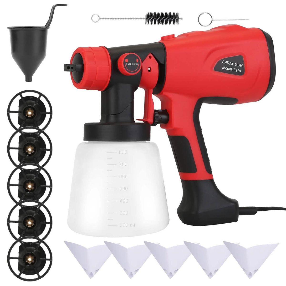 Paint Sprayer HVLP Handheld Painter with 3 Spray Patterns - A-1 Thread Vault