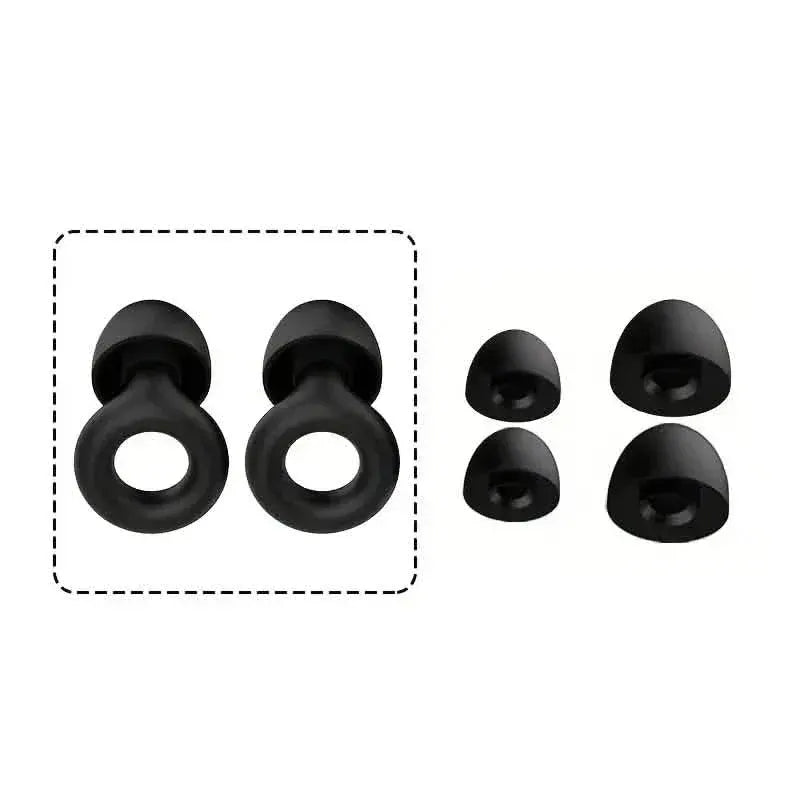 Pair of Super Soft, Reusable Silicone Ear Plugs - A-1 Thread Vault