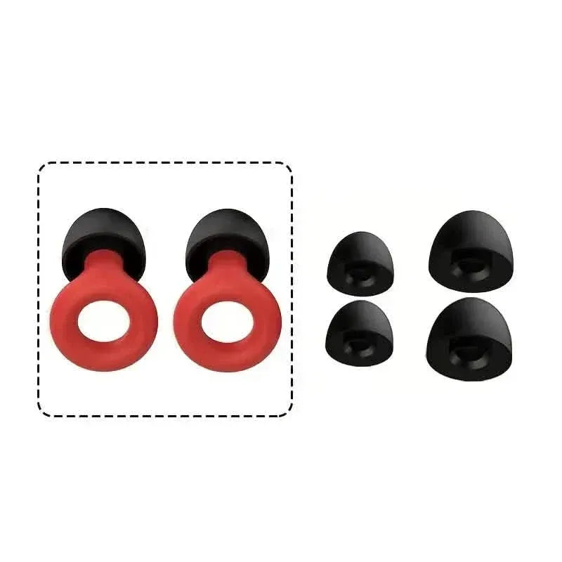 Pair of Super Soft, Reusable Silicone Ear Plugs - A-1 Thread Vault