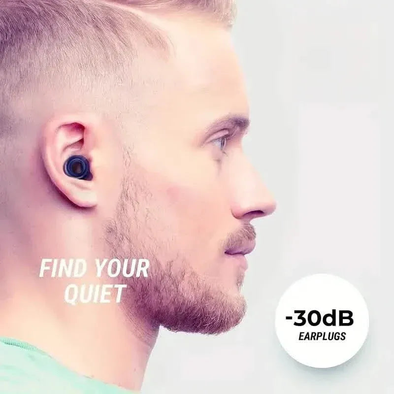 Pair of Super Soft, Reusable Silicone Ear Plugs - A-1 Thread Vault