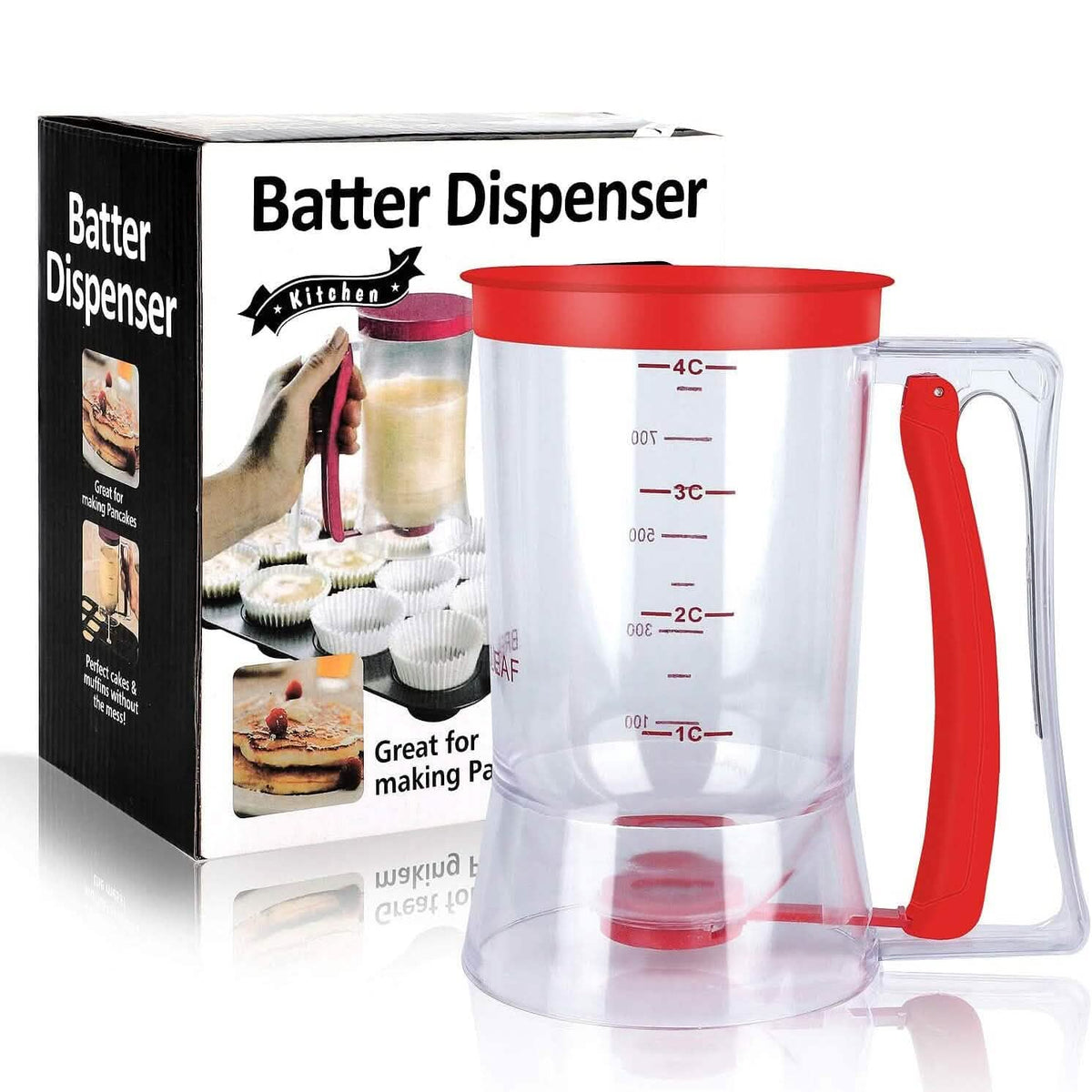 Pancake Cupcake Batter Dispenser - A-1 Thread Vault
