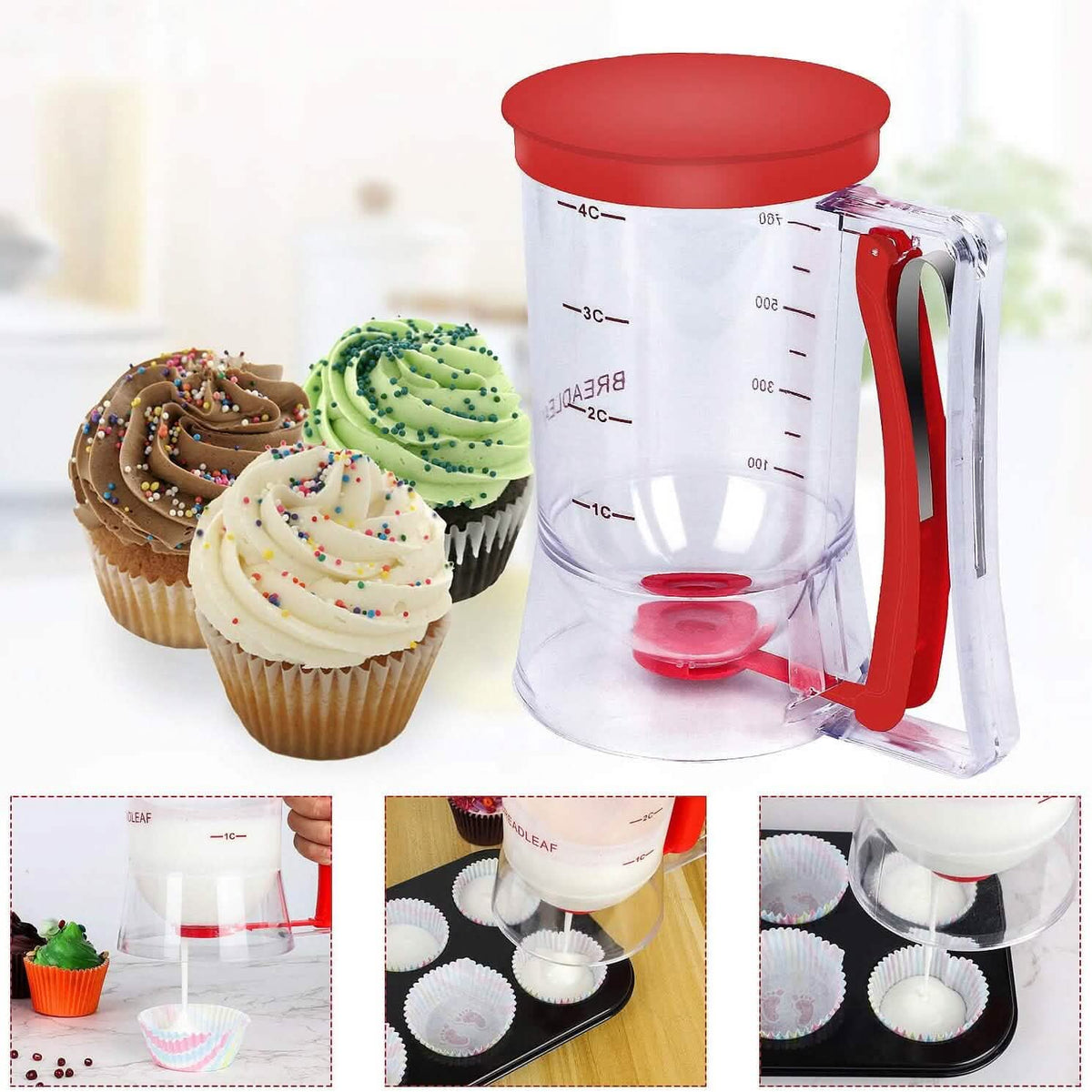 Pancake Cupcake Batter Dispenser - A-1 Thread Vault