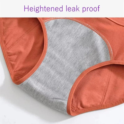 Panties for Menstruation Cotton Menstrual Panties High Waist Period Underwear Culotte Menstruelle Leak Proof Bragas Menstruales - A-1 Thread Vault