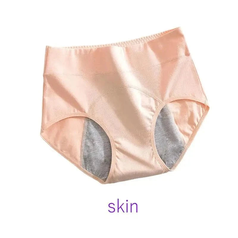 Panties for Menstruation Cotton Menstrual Panties High Waist Period Underwear Culotte Menstruelle Leak Proof Bragas Menstruales - A-1 Thread Vault