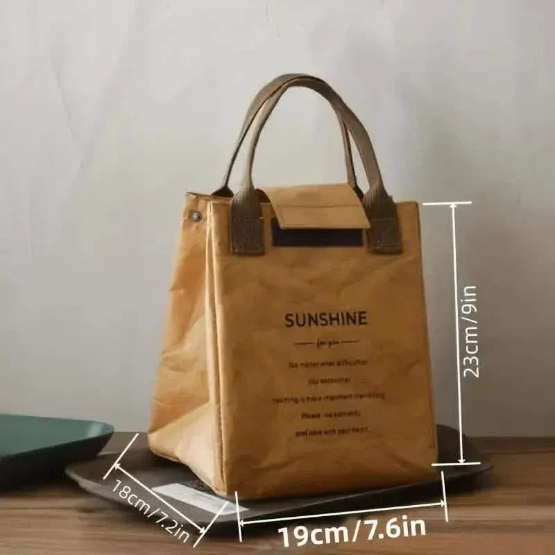 Paper Bento Bag Waterproof And Oilproof Insulation Bag - A-1 Thread Vault