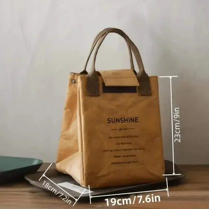 Paper Bento Bag Waterproof And Oilproof Insulation Bag - A-1 Thread Vault