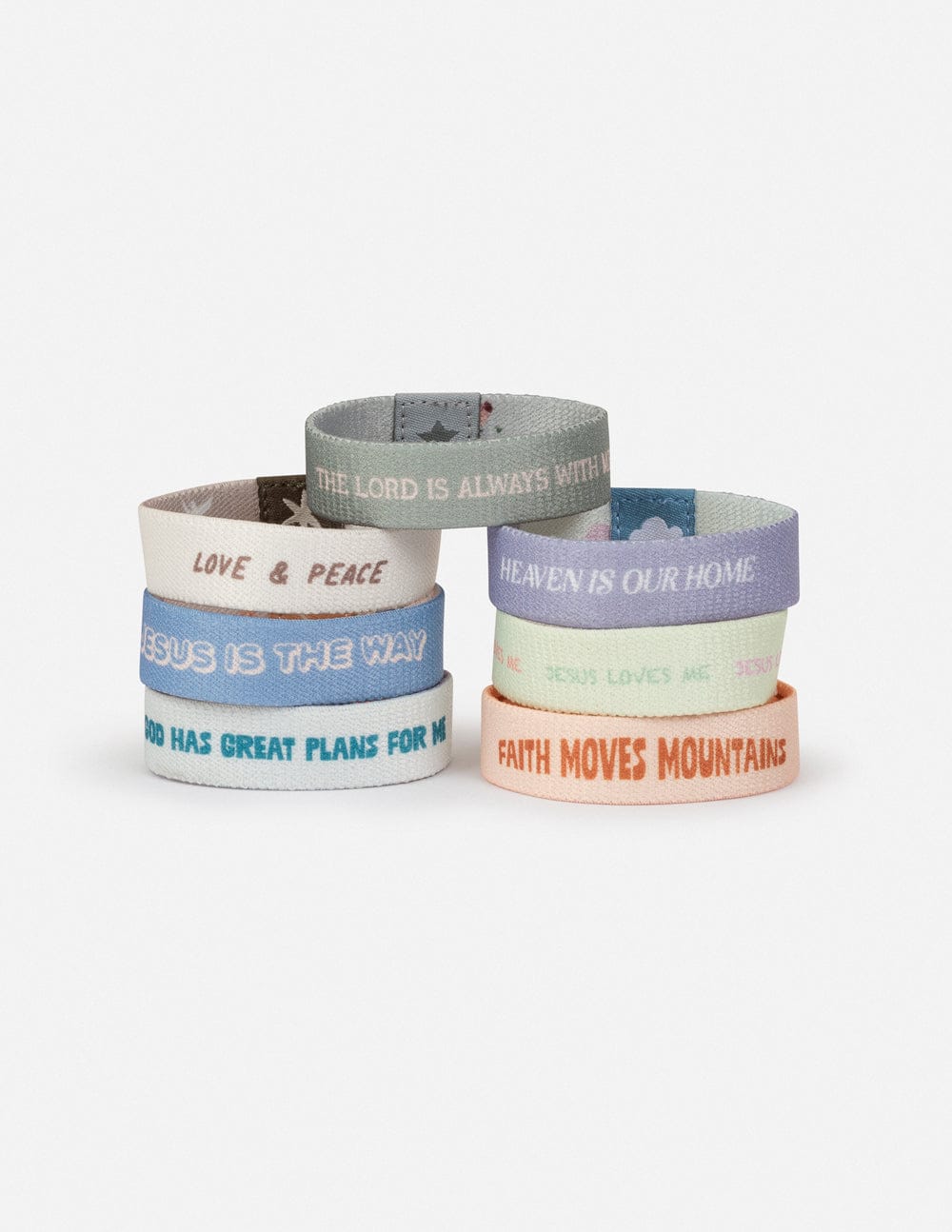 Pastel Kids Reversible Wristband Pack - A-1 Thread Vault