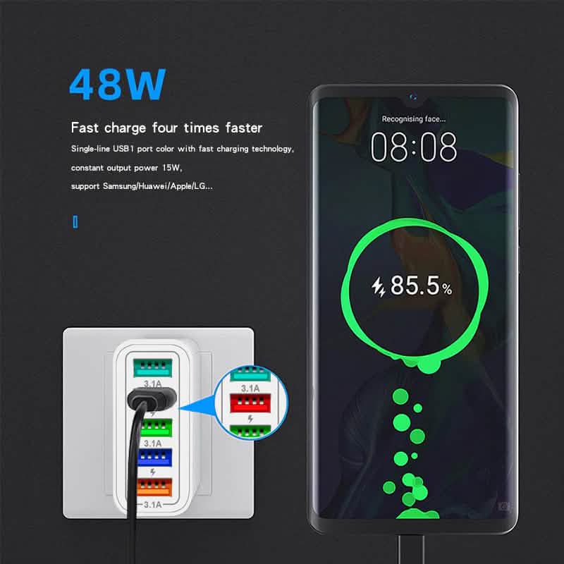 PBG 5 Port Wall Charger - A-1 Thread Vault