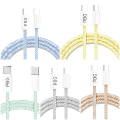 PBG Macaron USB-C TO C Cable's 3 (PD Type C to 8 Pin) - A-1 Thread Vault