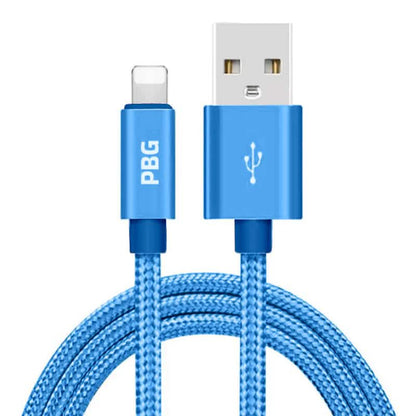 PBG XL 10Ft. Lightning Cable's Nylon Woven Protection - A-1 Thread Vault