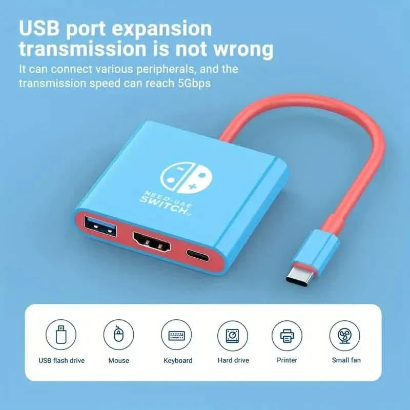 PD100W Docking Station For Nintendo Switch - A-1 Thread Vault