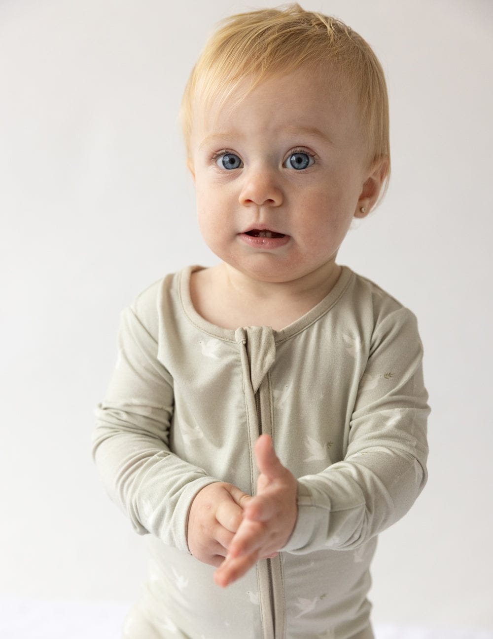 Peace Bamboo Convertible Footed Onesie - A-1 Thread Vault