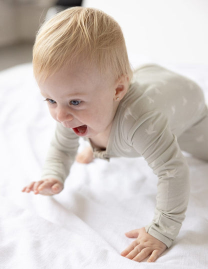 Peace Bamboo Convertible Footed Onesie - A-1 Thread Vault