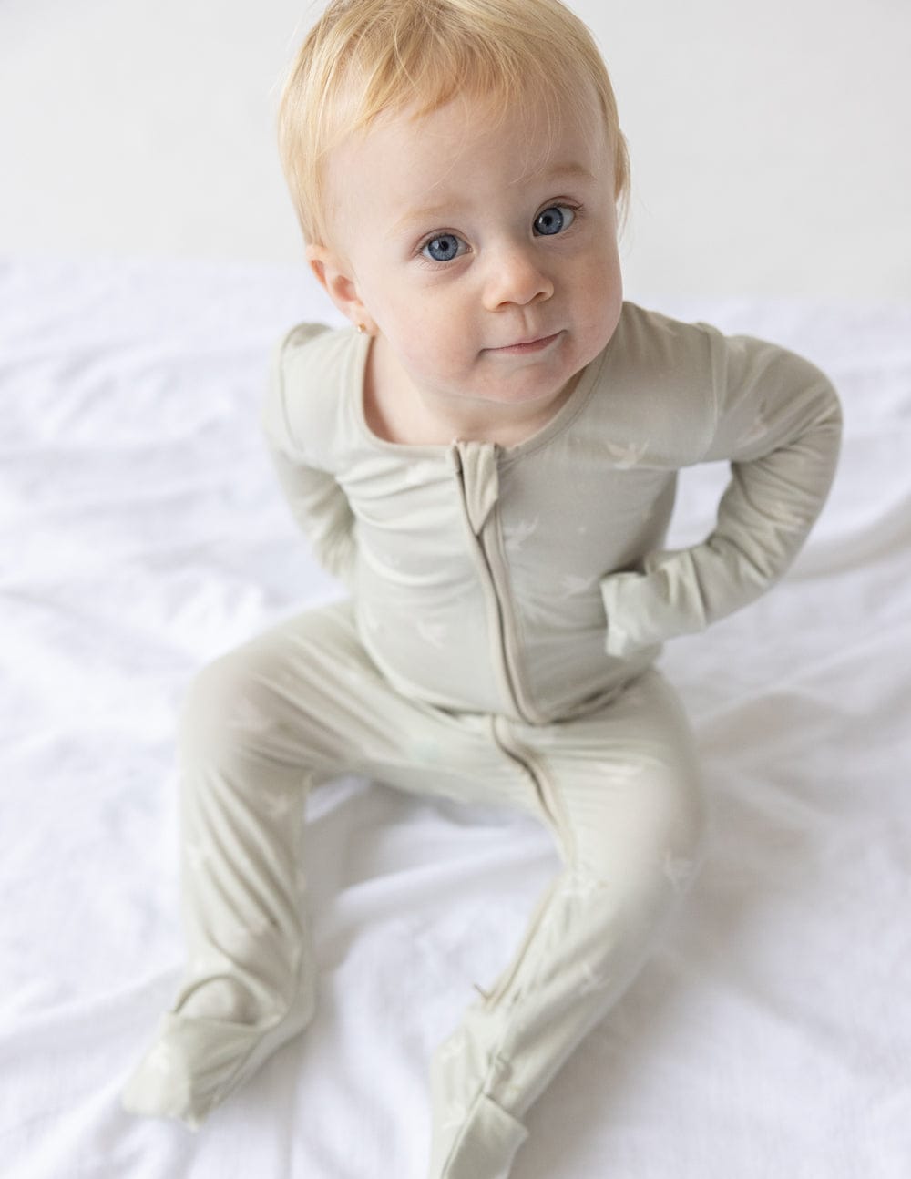Peace Bamboo Convertible Footed Onesie - A-1 Thread Vault