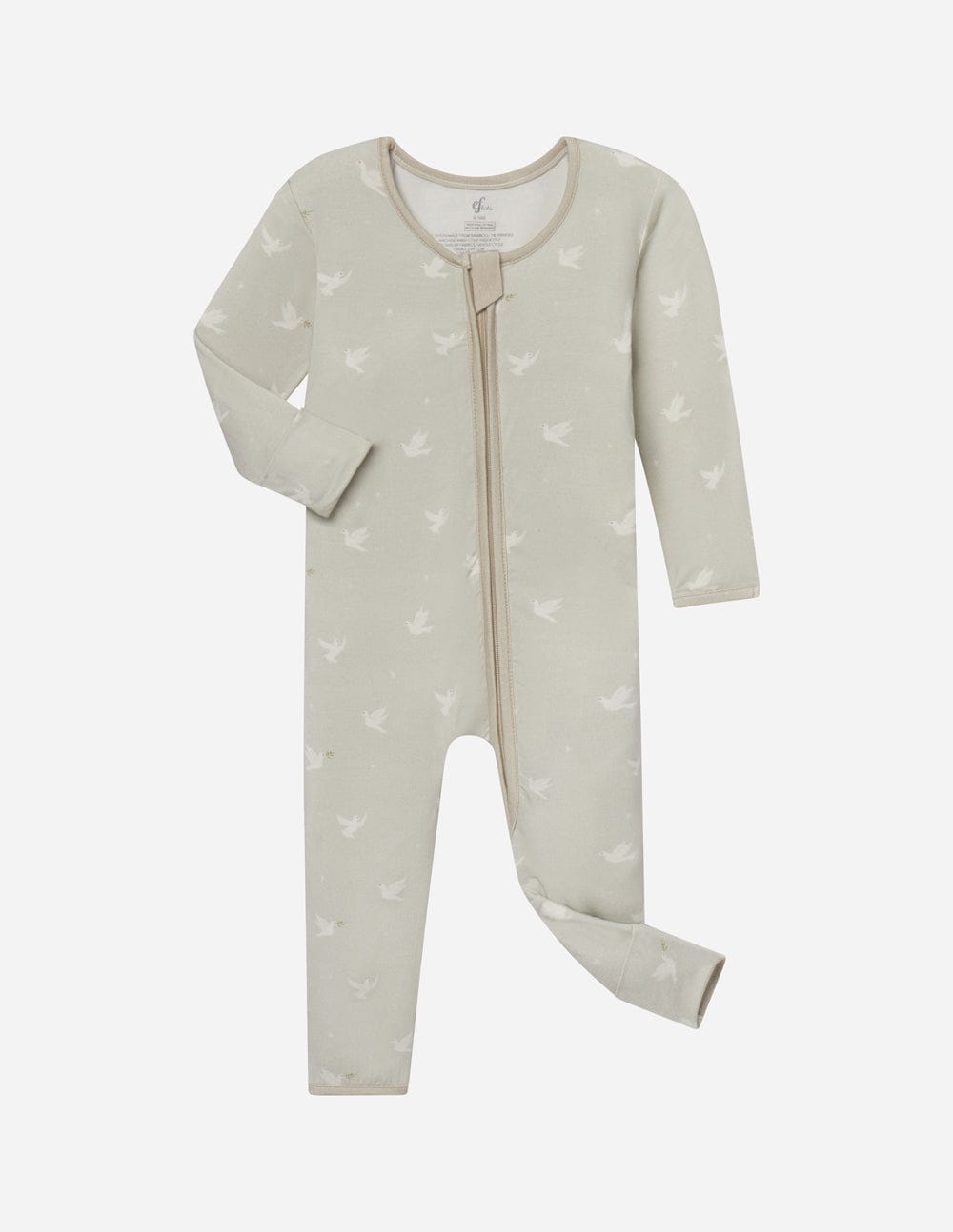 Peace Bamboo Convertible Footed Onesie - A-1 Thread Vault