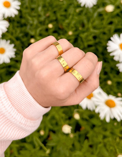 Peace Engraved Ring Set - A-1 Thread Vault