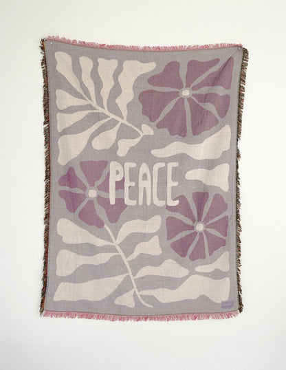 Peace Throw Blanket - A-1 Thread Vault