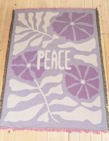 Peace Throw Blanket - A-1 Thread Vault
