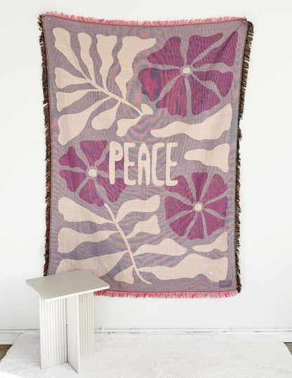 Peace Throw Blanket - A-1 Thread Vault