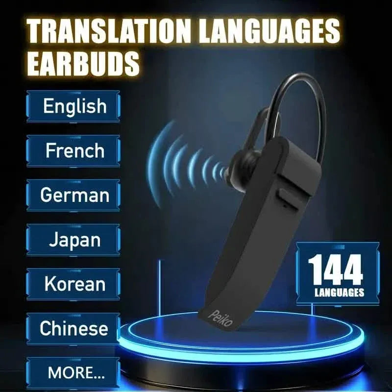 PEIKO World Language Translator Single Earbud – Real-Time Voice Translation - A-1 Thread Vault