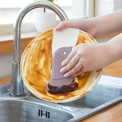 Penguin-shaped Soft Kitchen Stain Scraper Tool - A-1 Thread Vault