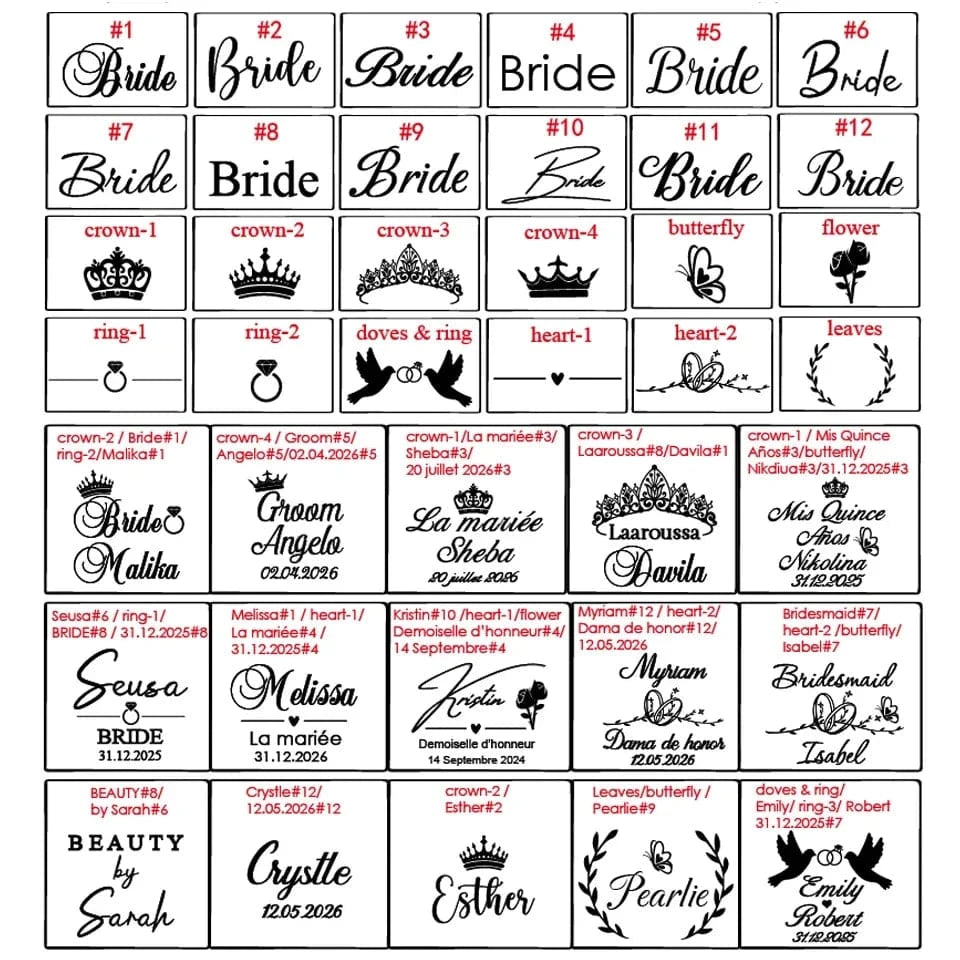 Personalized Text Logo Wedding Bathrobe Bridal Robe Bride Bridesmaid Wedding Robes Woman Bachelorette Hen Party - A-1 Thread Vault