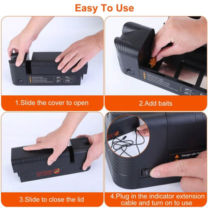Pest Control Rechargeable Shock Mice Killer with 1800V High Voltage - A-1 Thread Vault