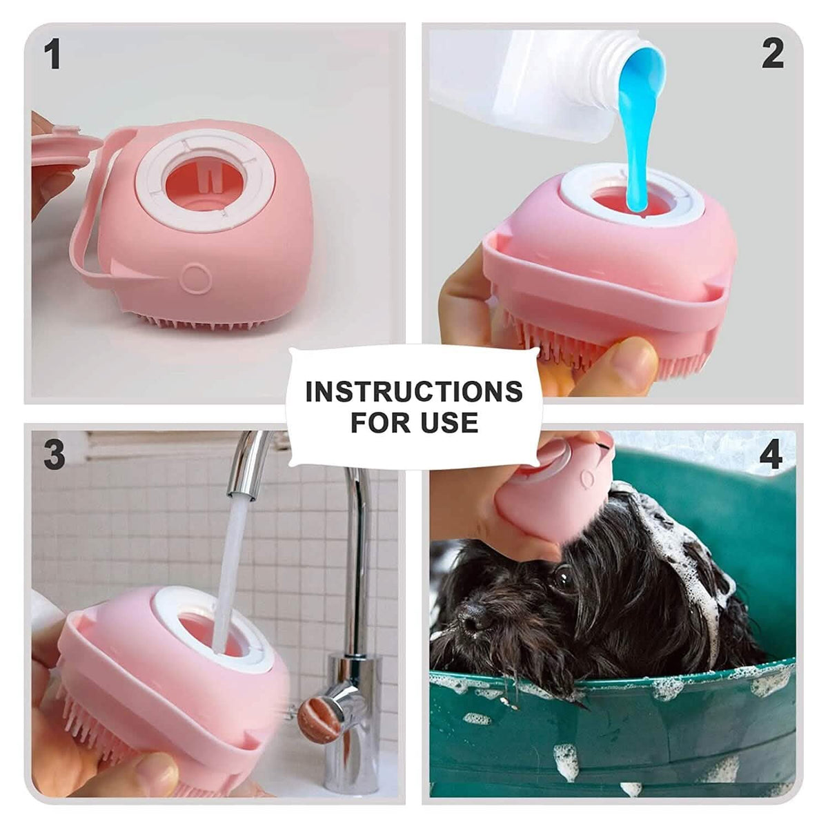 Pet Bath Brush Dog Scrubber - A-1 Thread Vault