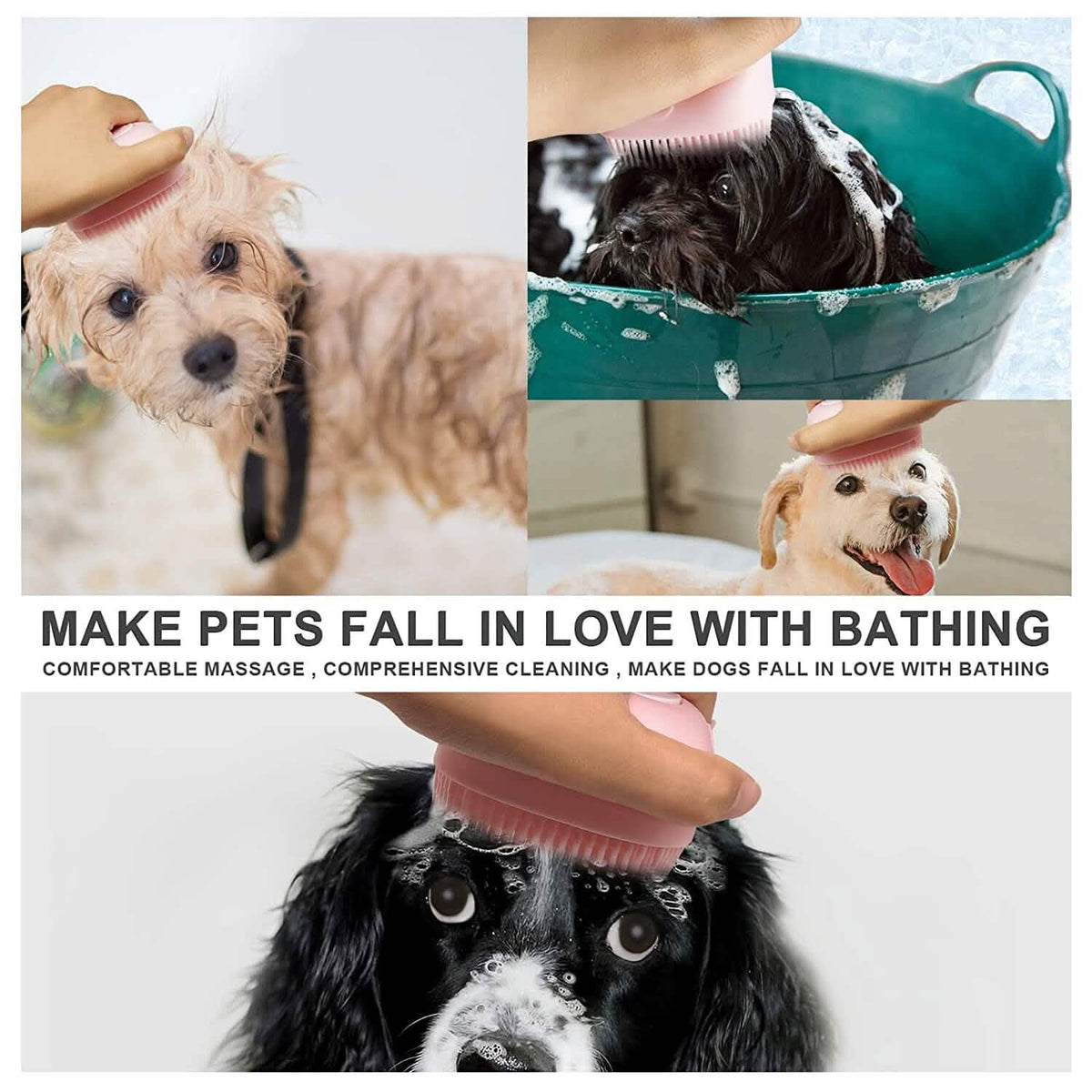 Pet Bath Brush Dog Scrubber - A-1 Thread Vault